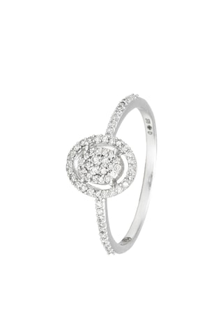 Bague Simplement Moi - Or blanc et diamants