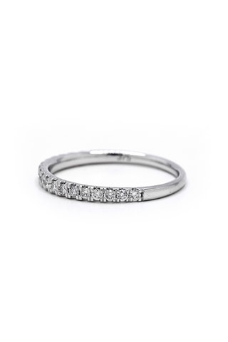 Bague - Or blanc et diamants