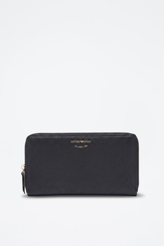 Compagnon en cuir - Noir - Emporio Armani