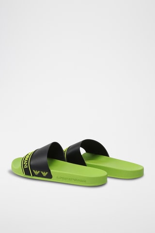 Mules - Noir et vert clair - EA7