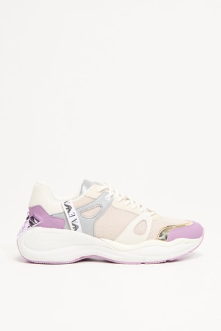 Baskets en cuir - Beige - EA7