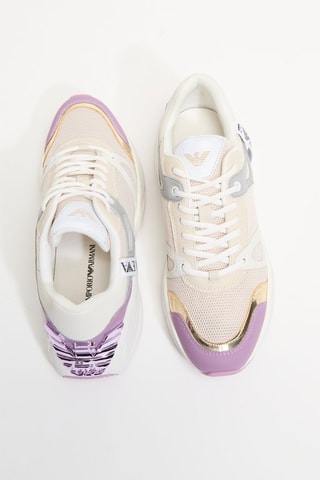 Baskets en cuir - Beige - EA7