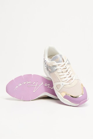 Baskets en cuir - Beige - EA7
