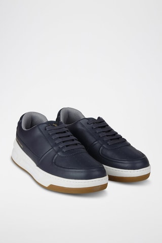 Baskets en cuir - Bleu marine - Armani Exchange