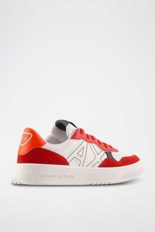 Baskets en cuir - Blanc - Armani Exchange