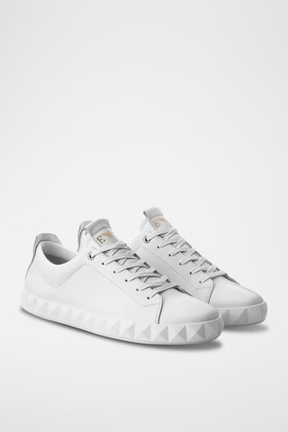 Baskets en cuir - Blanc - Emporio Armani
