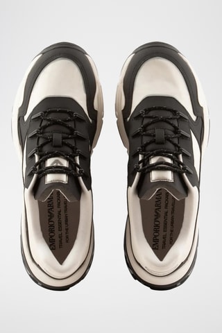 Baskets - Noir et blanc - Emporio Armani