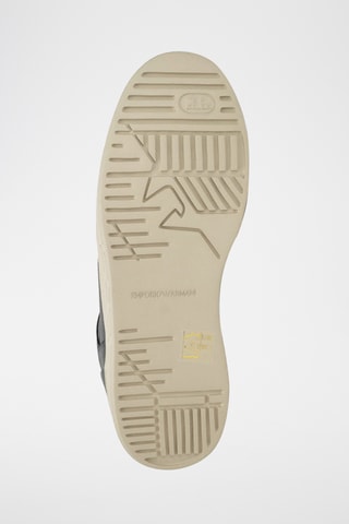 Baskets en cuir - Noir - Emporio Armani