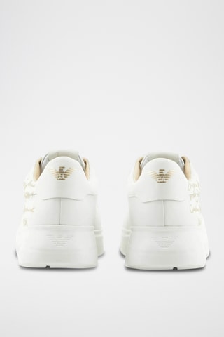 Baskets en cuir - Blanc - Emporio Armani