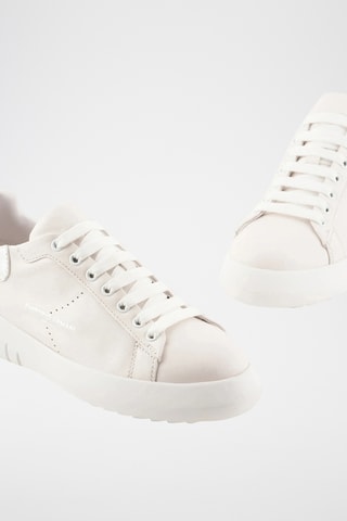 Baskets en cuir - Blanc - Emporio Armani