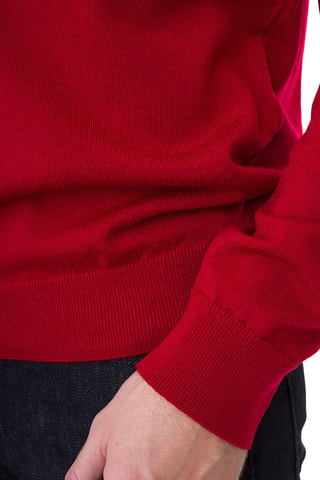 Pull en laine vierge - Rouge - Emporio Armani