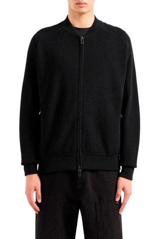 Gilet en laine - Noir - Emporio Armani