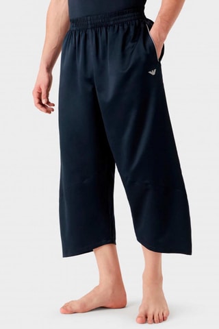 Pantalon relaxed 7/8 - Bleu marine - Emporio Armani