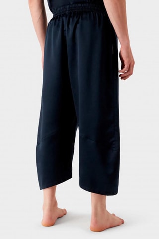 Pantalon relaxed 7/8 - Bleu marine - Emporio Armani