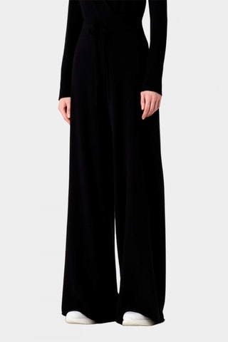 Pantalon taille haute - Noir - Emporio Armani