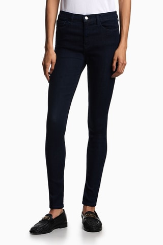 Jean slim taille haute - Bleu foncé - Emporio Armani