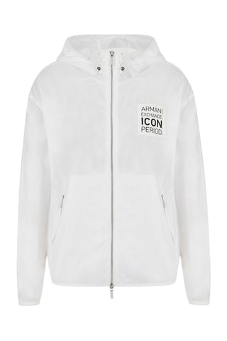 Veste à capuche - Blanc - Armani Exchange