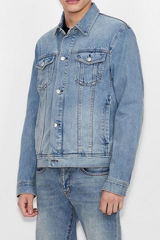 Veste en jean - Indigo - Armani Exchange