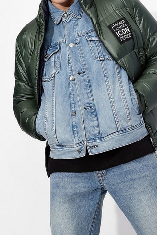 Veste en jean - Indigo - Armani Exchange