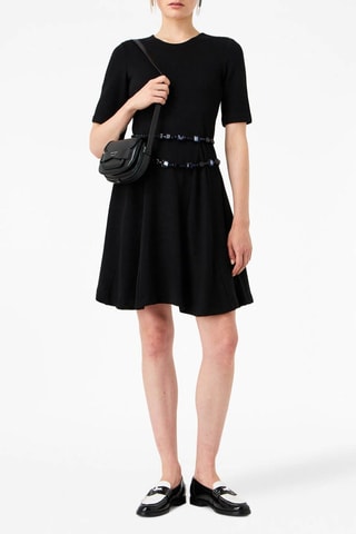 Robe patineuse - Noir - Emporio Armani