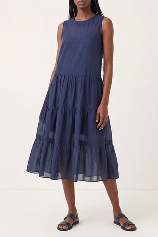 Robe trapèze - Ciel - Emporio Armani