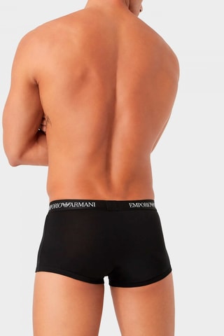 3 boxers - Bleu marine et gris chiné - Emporio Armani
