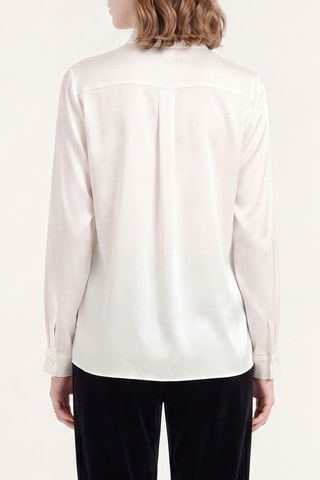 Chemisier en soie - Blanc - Emporio Armani