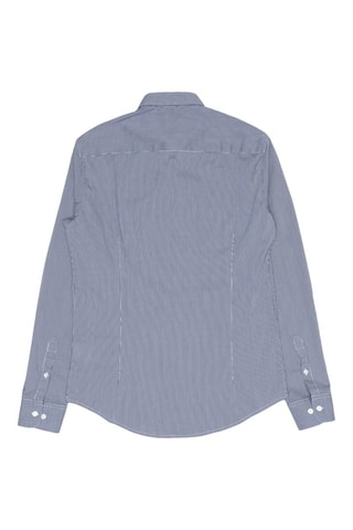 Chemise regular - Bleu et blanc - Emporio Armani