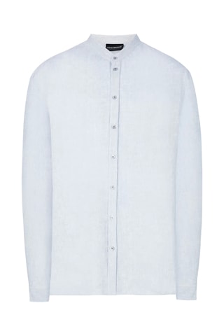 Chemise en lin - Blanc - Emporio Armani