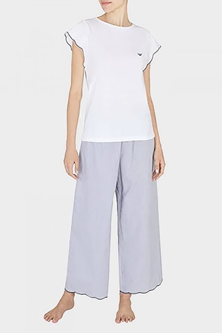 Pyjama - Bleu marine et blanc - Emporio Armani