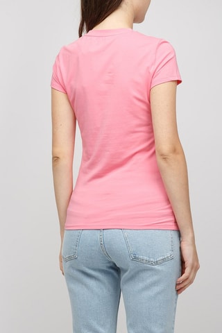 T-shirt - Rose poudré et jaune - Armani Exchange