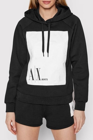 Sweat à capuche - Noir - Armani Exchange