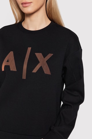 Sweat - Noir et marron foncé - Armani Exchange