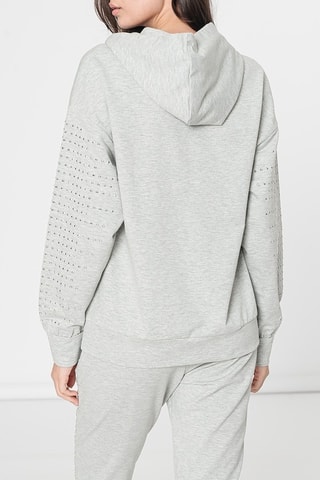 Sweat à capuche - Gris chiné - Armani Exchange