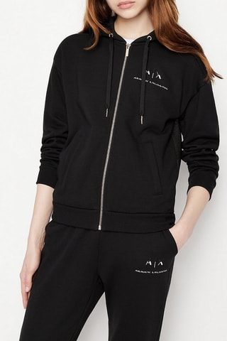 Sweat bi-matière - Noir - Armani Exchange
