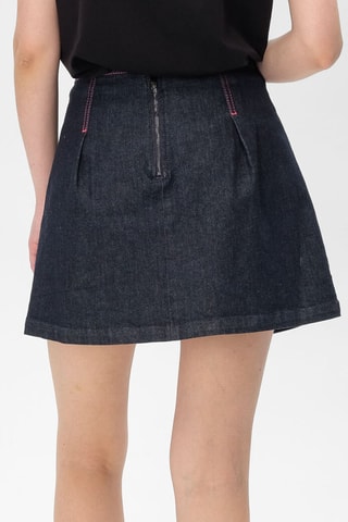 Minijupe en jean - Bleu nuit - Emporio Armani