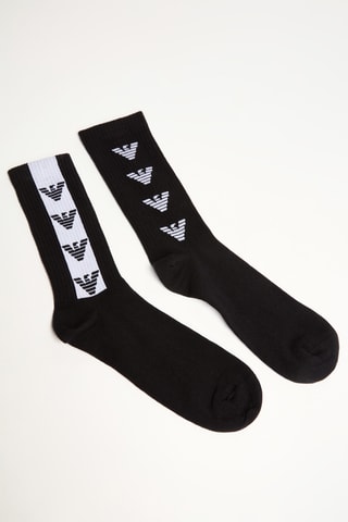 2 paires de chaussettes - Noir - Emporio Armani