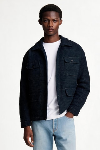 Veste en jean - Bleu foncé - Emporio Armani