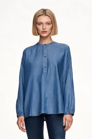 Blouse - Bleu cobalt - Emporio Armani