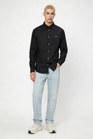 Chemise slim - Noir - Emporio Armani