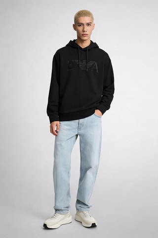 Sweat à capuche - Noir - Emporio Armani