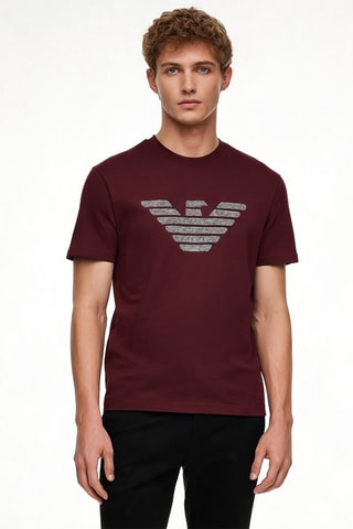 T-shirt - Bordeaux - Emporio Armani