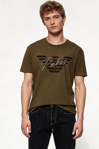 T-shirt - Kaki - Emporio Armani