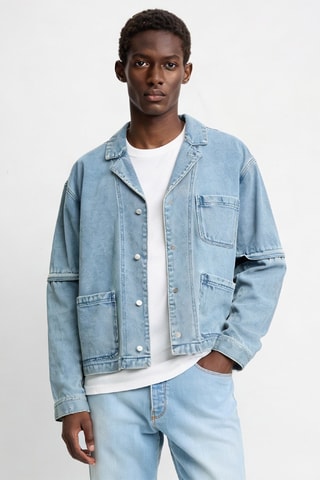 Veste en jean - Bleu - Emporio Armani