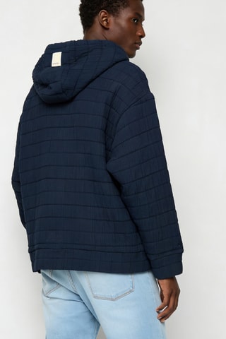 Sweat à capuche - Bleu marine - Emporio Armani