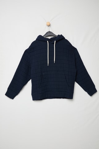Sweat à capuche - Bleu marine - Emporio Armani