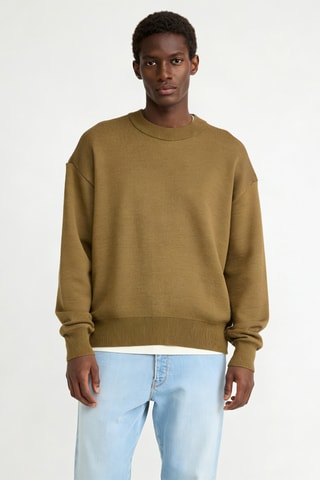 Sweat en laine - Kaki - Emporio Armani