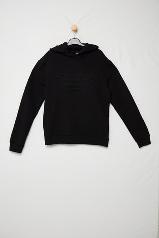 Sweat à capuche - Noir - Emporio Armani