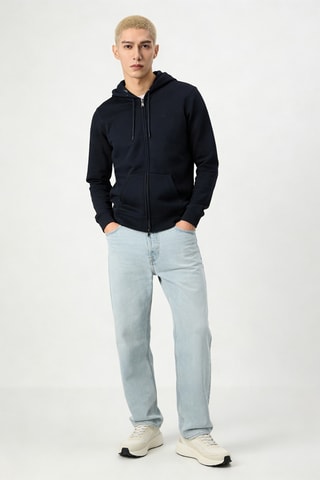 Sweat à capuche - Bleu marine - Emporio Armani
