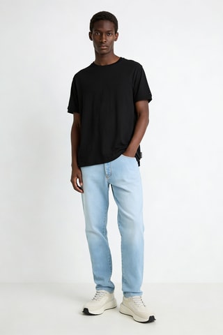T-shirt regular - Noir - Emporio Armani